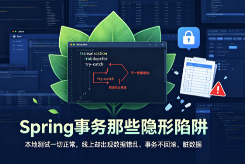 Spring事务那些隐形陷阱：本地测试一切正常，线上却出现数据错乱、事务不回滚、脏数据