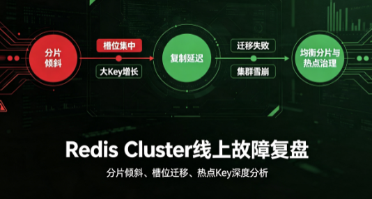 Redis Cluster实战复盘：分片倾斜、槽位迁移失败、热点副本、集群雪崩彻底解决