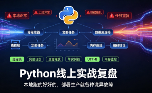  Python线上实战复盘：本地跑的好好的，部署生产就各种诡异故障
