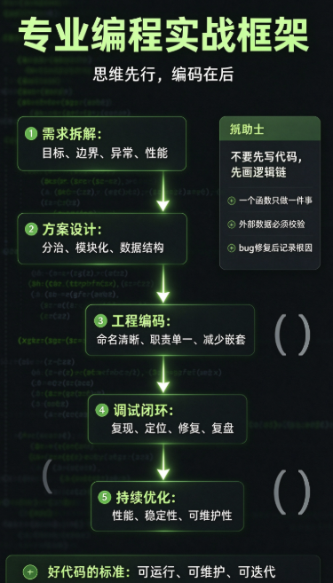 深耕实战：程序员必备的硬核编程思维与落地技巧